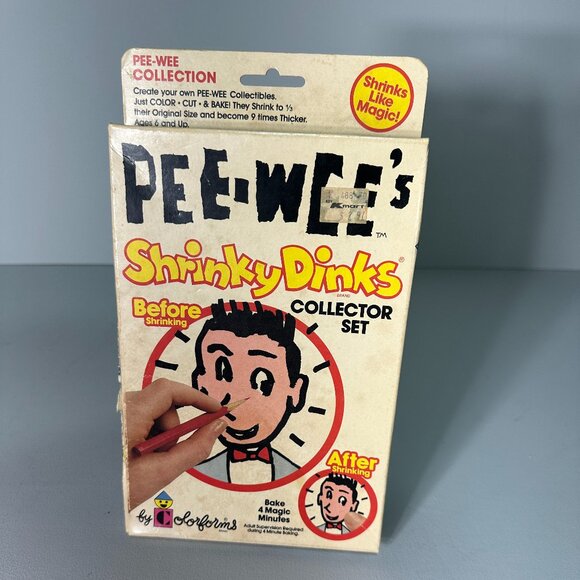 Pee Wee Herman Shrinky Dinks 1987 Herman Toys Inc. - Picture 1 of 3